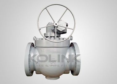 Válvula de bola de entrada superior, carrocería de una sola pieza, engranaje montado en trunnion