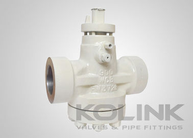 Válvula de enchufe roscada acero fundido presión equilibrada lubricada 2-24 pulgadas