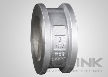 Válvula de retención tipo oblea de doble placa de acero fundido 2-48 pulgadas DN50-DN1200