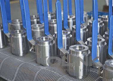 Válvula de bola de acero forjado F304 F316 Acero inoxidable 2-48 pulgadas