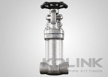 Valvula de puerta de sellado de acero inoxidable forjado cuerpo extendido F304 F316