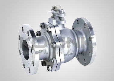 Válvula de bola de acero inoxidable de dos piezas con cuerpo dividido Bola flotante CF8 CF8M