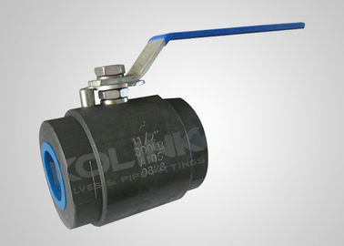 2-pc válvula de bola de acero forjado con conector de soldadura SW Final 1000WOG 3000PSI Clase 2500