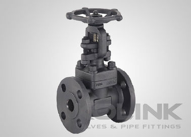 Válvula de puerta de acero forjado con extremo de brida integral A105 F304 F316 F11 F22