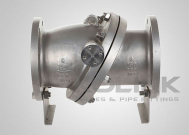 Válvula de verificación de disco inclinado de acero fundido de acero inoxidable 2-36 pulgadas DN50-DN900