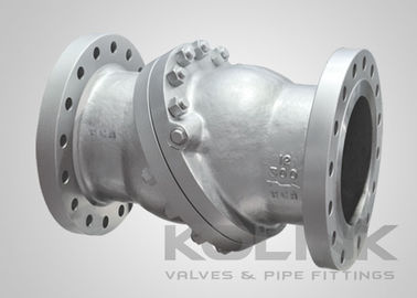 Válvula de verificación de disco inclinado de acero fundido de acero inoxidable 2-36 pulgadas DN50-DN900