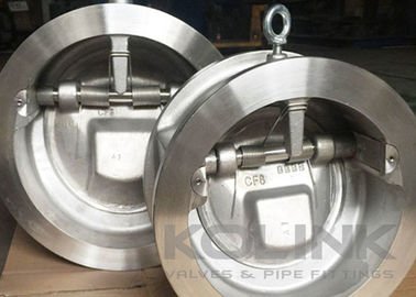 Válvula de retención de oblea de disco basculante de 2-36 pulgadas con resorte