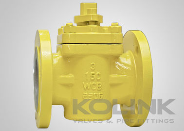 Válvula de enchufe con manga de PTFE, válvula de enchufe no lubricada, acero fundido, 150-900 API 599