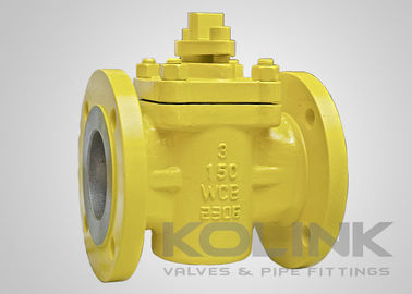 Válvula de enchufe con manga de PTFE, válvula de enchufe no lubricada, acero fundido, 150-900 API 599