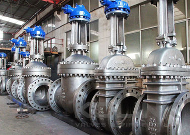 Válvula de compuerta de alta presión de 24-48 pulgadas en acero inoxidable o acero al carbono
