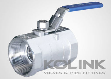 1 pieza válvula de bola de acero inoxidable BSP tornillo NPT reducido de perforación 1000 WOG