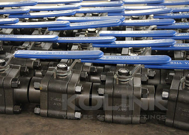 2pc válvula de bolas de acero forjado, encaje soldado / extremo NPT, CL150-1500 A105 F304