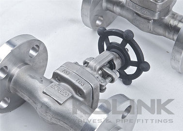 Válvula de puerta de acero forjado con brida integral de acero inoxidable F304 F316 CL150-2500