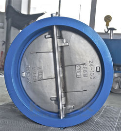 Válvula de retención de doble puerta, válvula de no retorno de wafer de doble placa, hierro dúctil