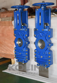 Valva de puerta de cuchillo de O-Port 2-24 pulgadas Clase150 de sellado con burbujas