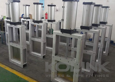 Cuadro de cuerpo de fabricación de guillotina válvula cuchillo válvula de puerta de acero al carbono acero inoxidable