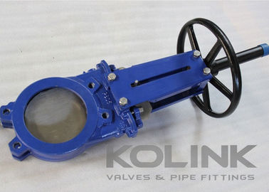 Válvula de puertas de cuchillo de hierro dúctil con tallo ascendente sentado resistente 2&quot; - 48&quot;